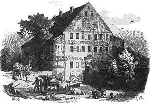 Zamek w 1885 r.